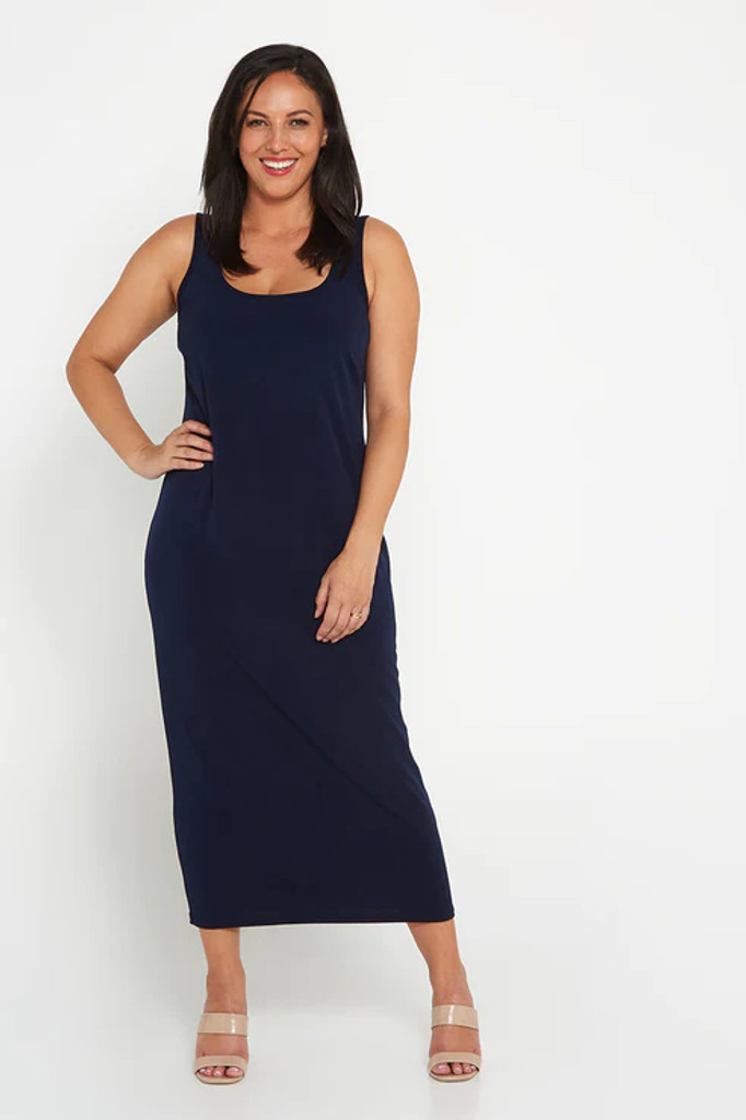 Women's Dress | Roxanne Sleeveless Soft Knit Maxi Dress | ROOM TO MOVE