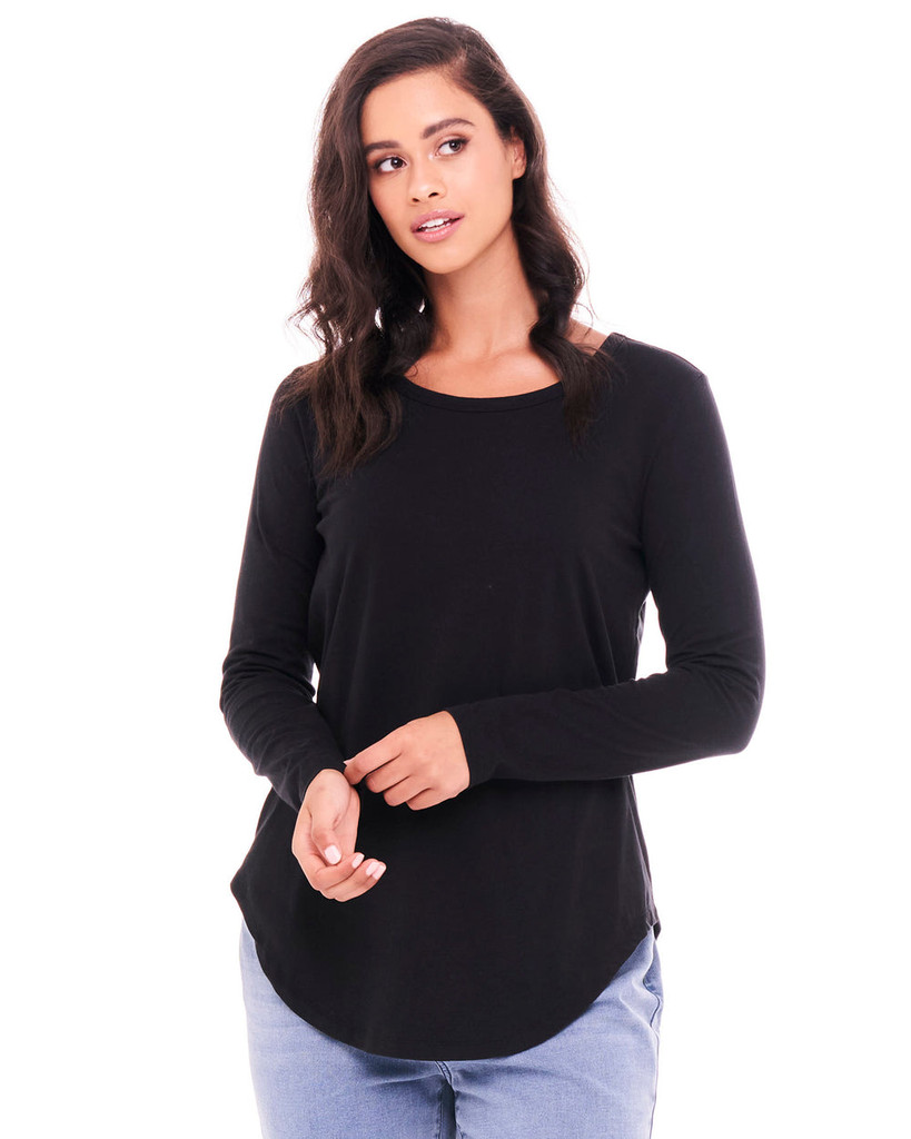 Women's Top | Megan Long Sleeve Top | BETTY BASICS