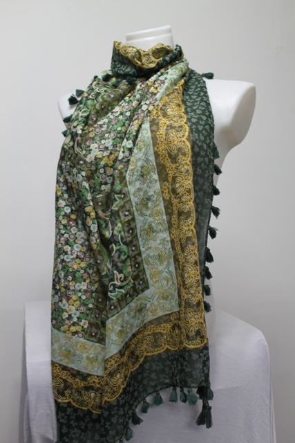 Women's Scarf | Topkapi Scarf in Green | ALIBI