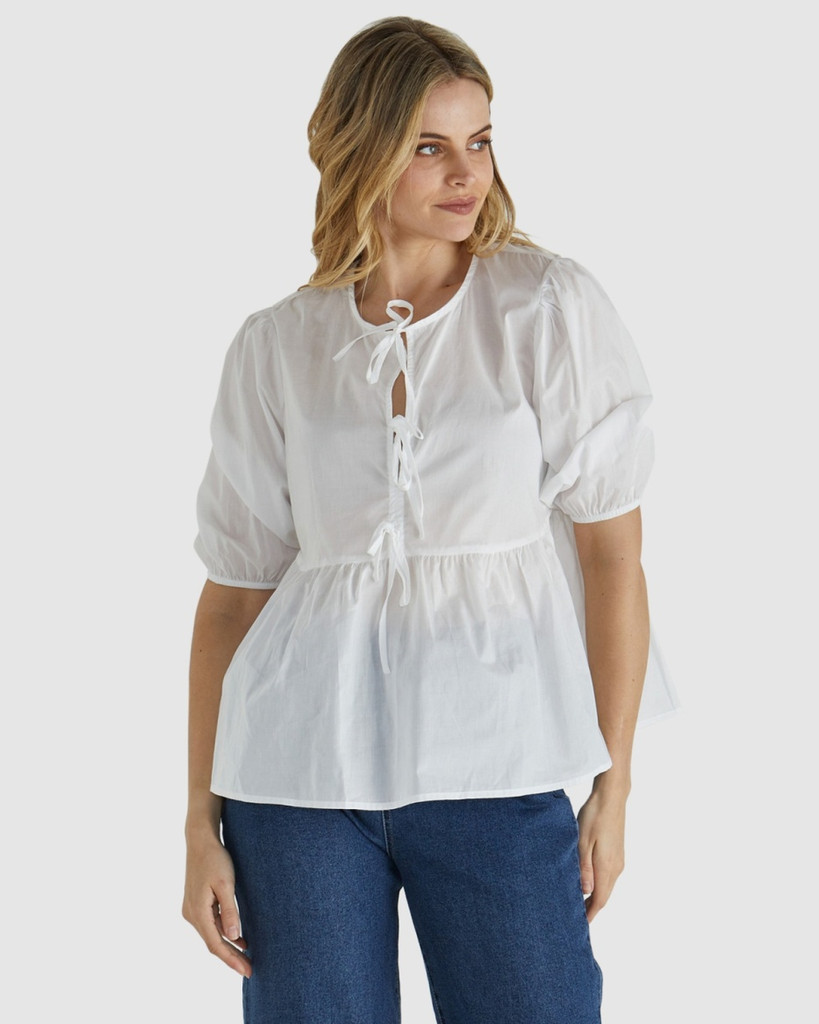 Women's Top | Sylvie Peplum Top | SASS