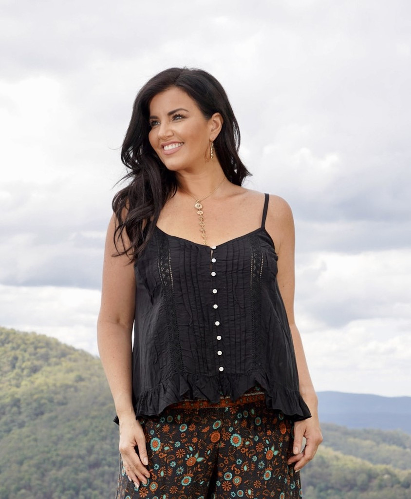 Women's Top | Jasmine Strappy Camisole Top | OMBAK DESIGNS