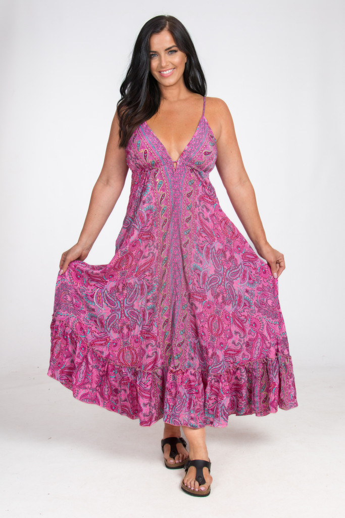 Women's Dress | LSMD Silk Dress | OMBAK DESIGNS