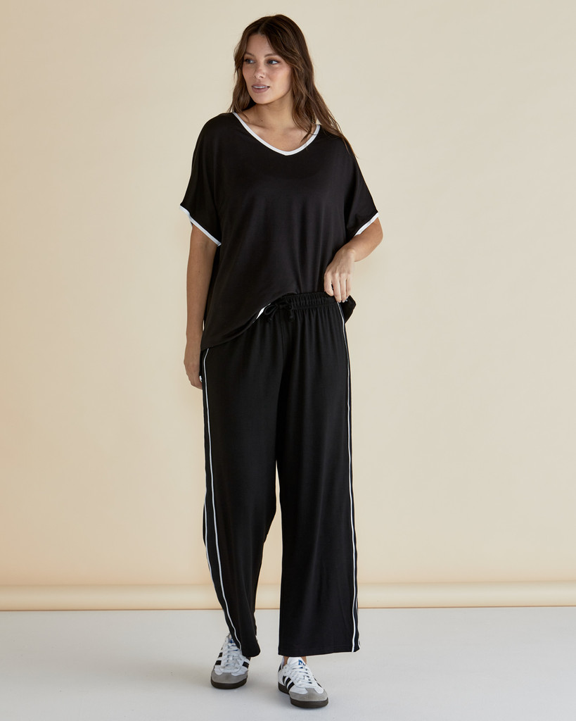 Women's Pant | Evelyn Wide Leg Jogger  | BETTY BASICS