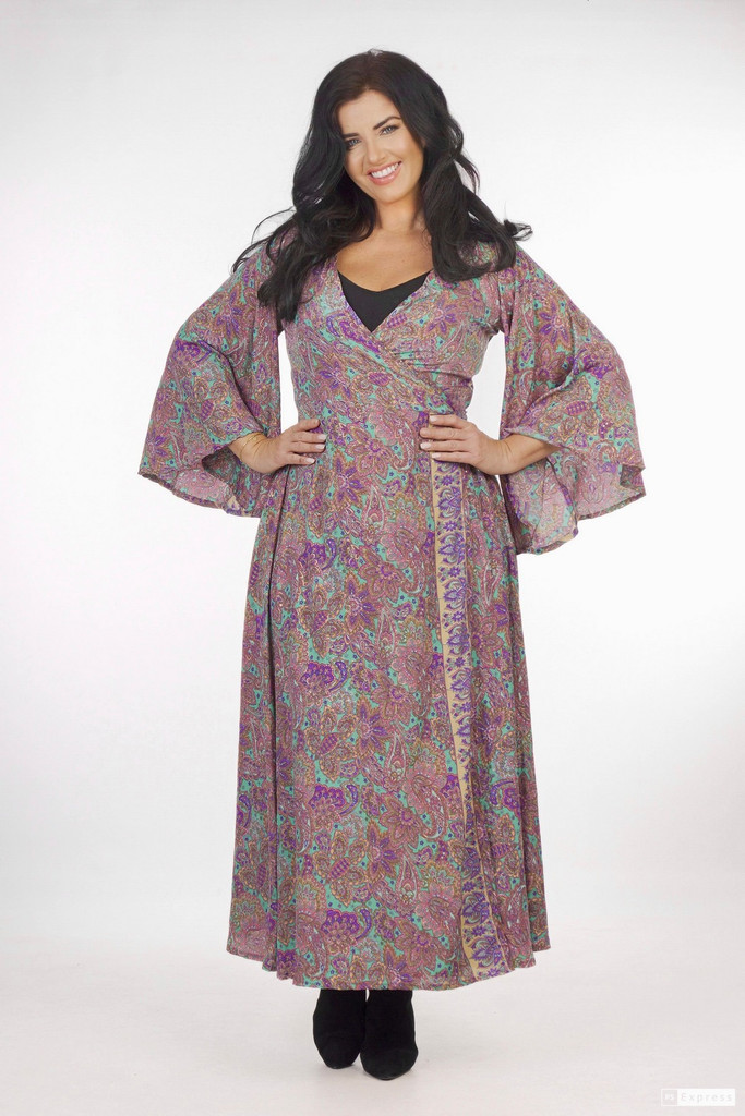 Women's Dress | LSWD Wrap Dress  | OMBAK DESIGNS