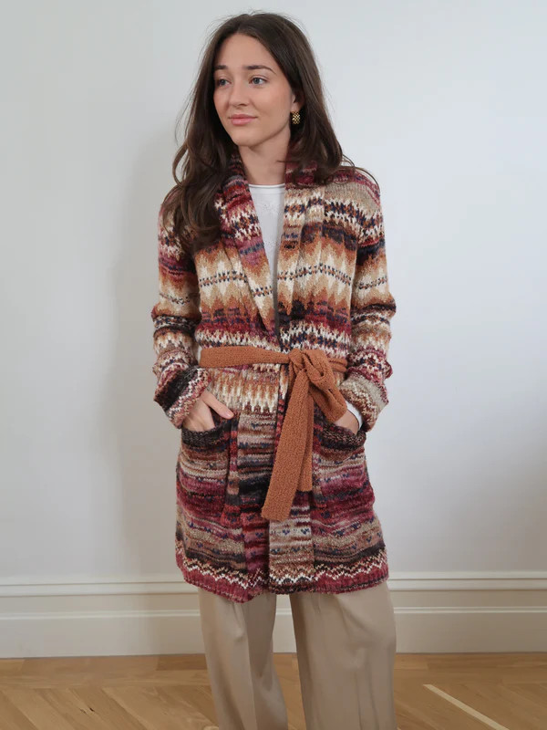 Women's Knitwear | Belted Cardigan | CINNAMON CREATIONS