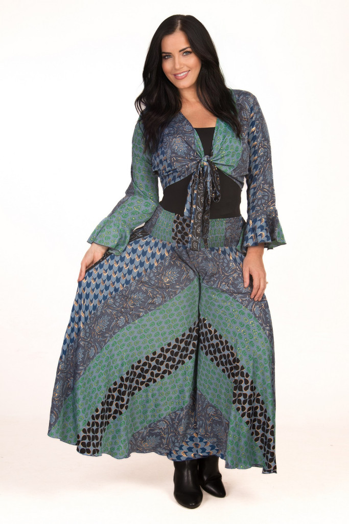 Women's Pant | PKUP Silk Umbrella Pants | OMBAK DESIGNS