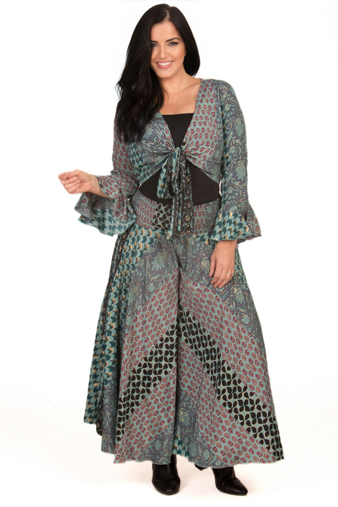 Women's Pant | PKUP Silk Umbrella Pants | OMBAK DESIGNS