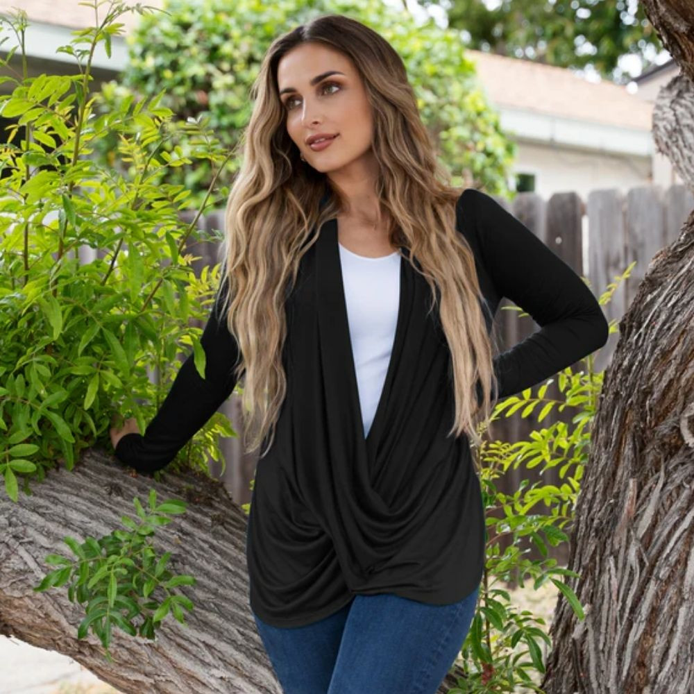 Women's Top | Didi Drape Tee | ALIBII