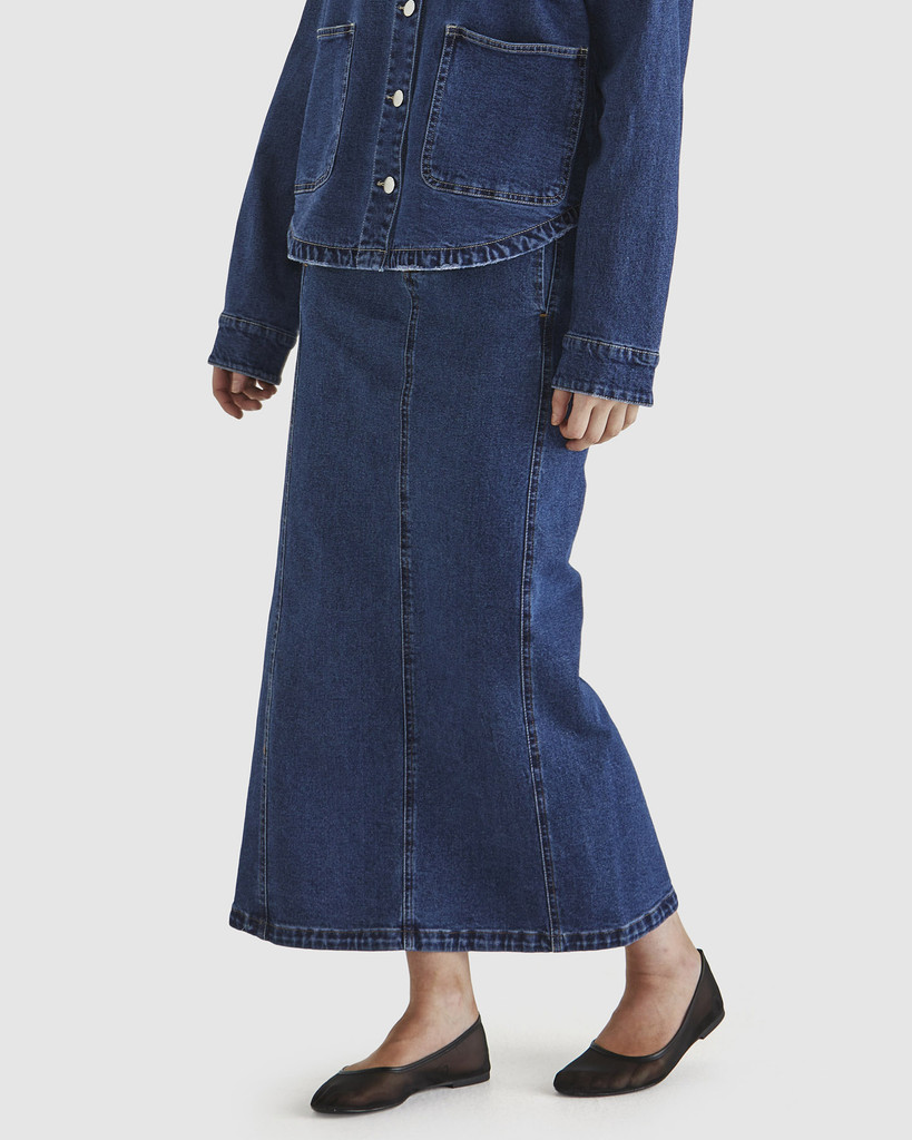Women's Skirt | Marza Denim Skirt | SASS
