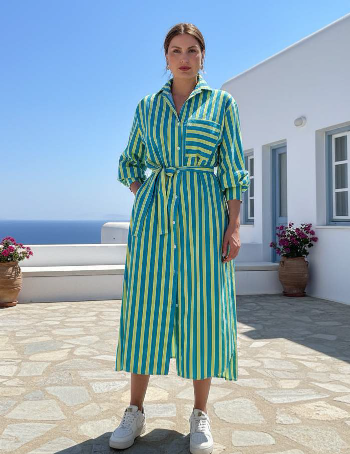 Women's Shirt Dress | KL925 Shirt Dress | KIIK LUXE