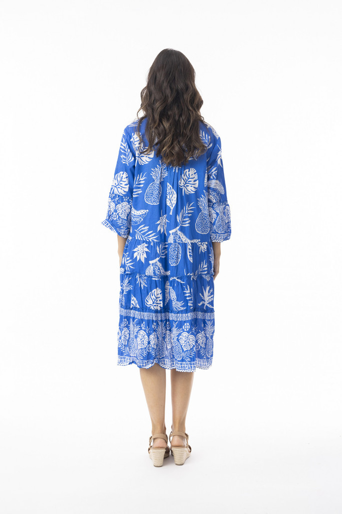 Women's Dresses | Comodoro Frill Sleeve Ric Rac Dress | ORIENTIQUE