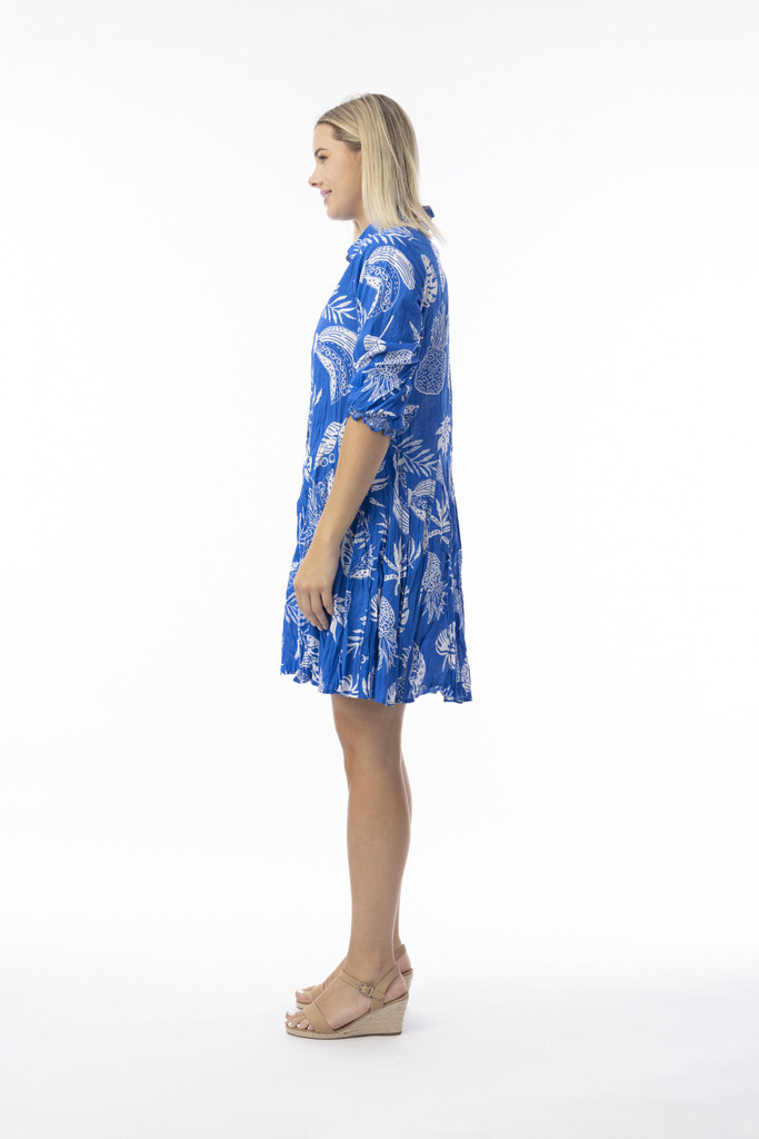 Women's Dresses | Comodoro Collar Buttonthrough Dress | ORIENTIQUE