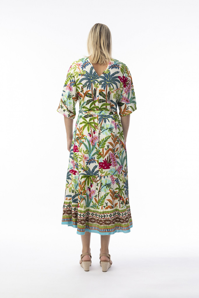 Women's Dresses | Ovahe V Maxi Trim Dress | ORIENTIQUE