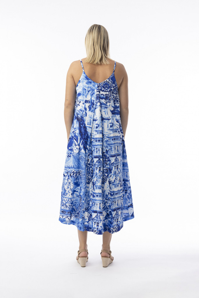 Women's Dresses | Okayama Patch Dress | ORIENTIQUE