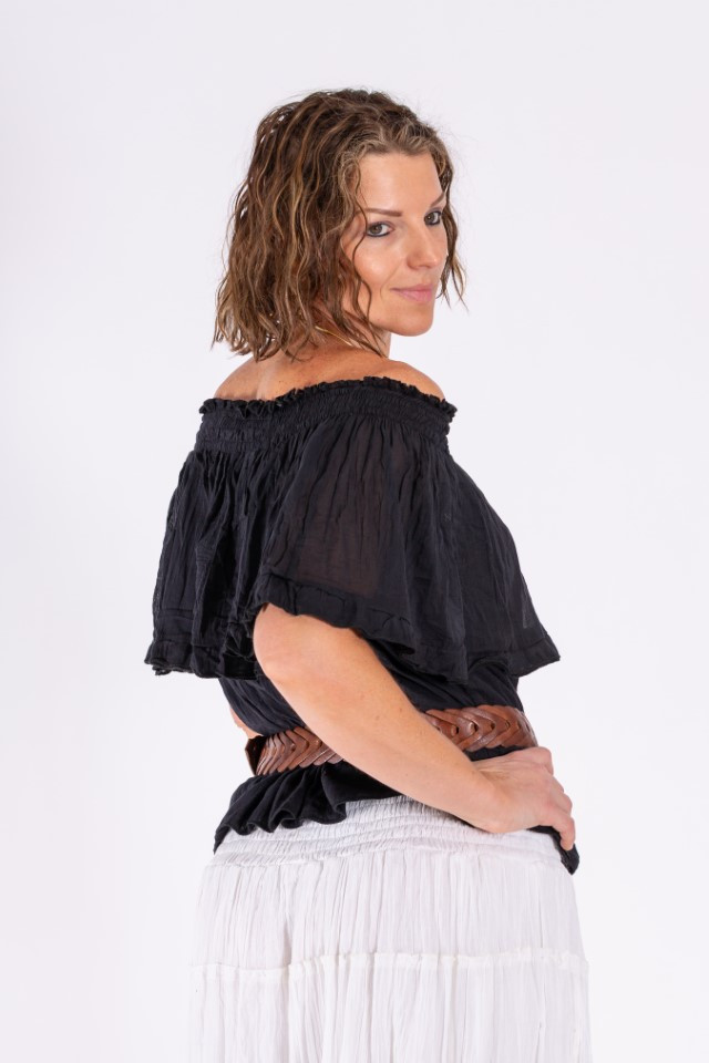 Women's Top | LSOS Off Shoulder Top | OMBAK DESIGNS