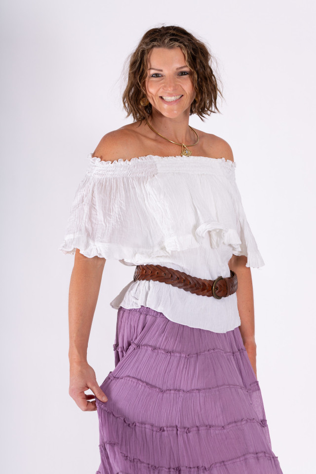 Women's Top | LSOS Off Shoulder Top | OMBAK DESIGNS