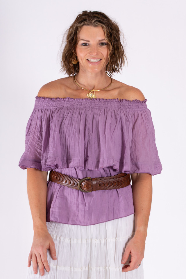 Women's Top | LSOS Off Shoulder Top | OMBAK DESIGNS