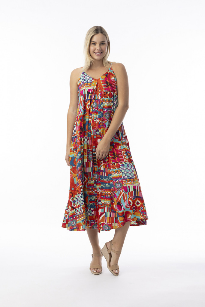 Women's Dresses | Peru Strappy Dress | ORIENTIQUE