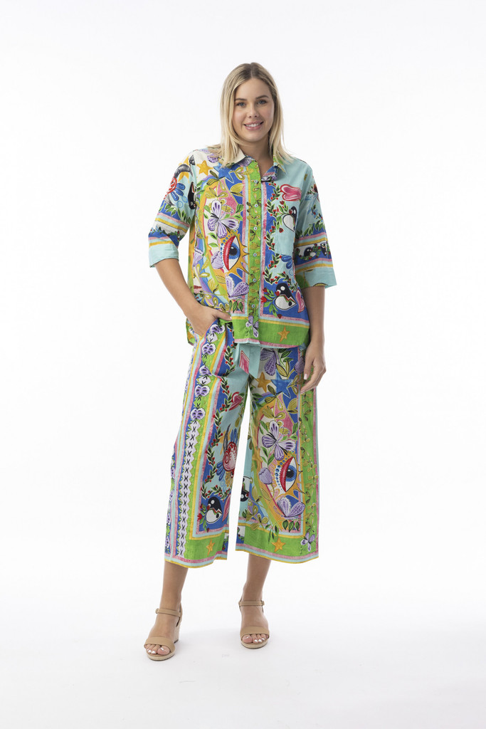 Women's Top | Sante Fe Collar Top | ORIENTIQUE