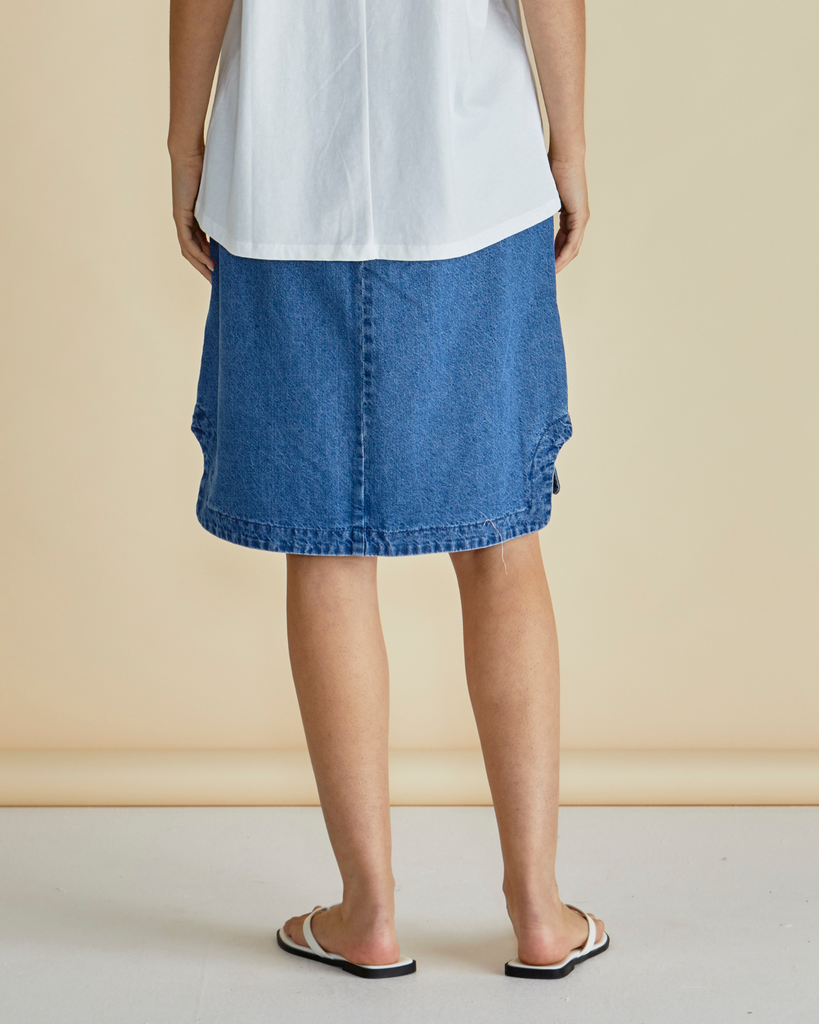 Women's Skirt | Dara Denim Skirt | BETTY BASICS