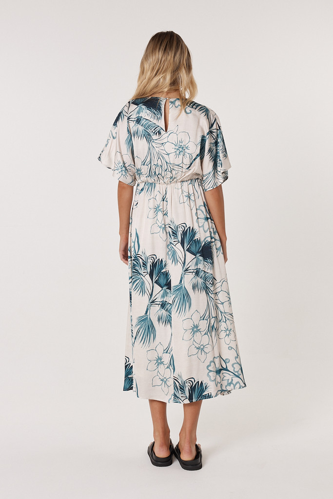 Women's Dresses | Solstice Palms Midi Dress | FATE+BECKER
