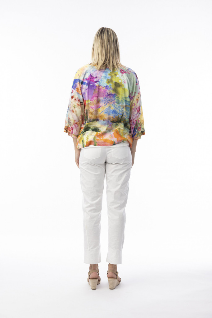 Women's Top | Digital Boxy Top | ORIENTIQUE