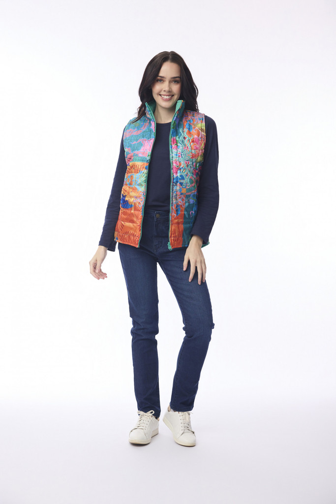 Women's Vest | Sleeveless Puffer Vest | ORIENTIQUE
