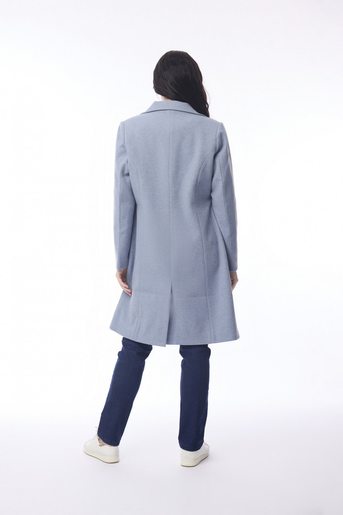Women's Coat | Solid Trench Long Coat | ORIENTIQUE
