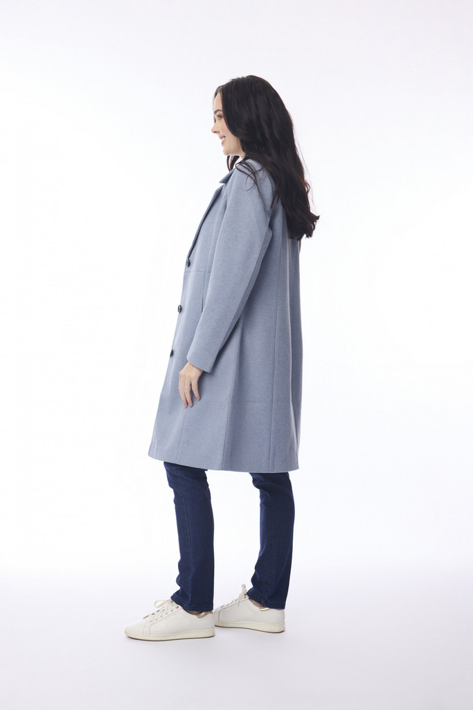 Women's Coat | Solid Trench Long Coat | ORIENTIQUE
