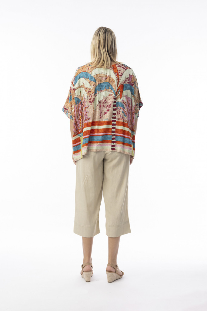 Women's Top | Ponta Verde V Oversize Top | ORIENTIQUE