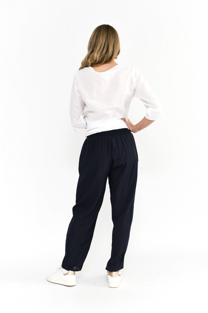 Women's Pants | Pippa Linen Pants | ONE SUMMER