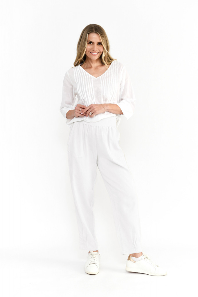 Women's Pants | Pippa Linen Pants | ONE SUMMER