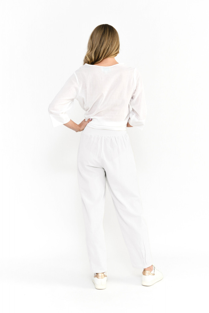 Women's Pants | Pippa Linen Pants | ONE SUMMER