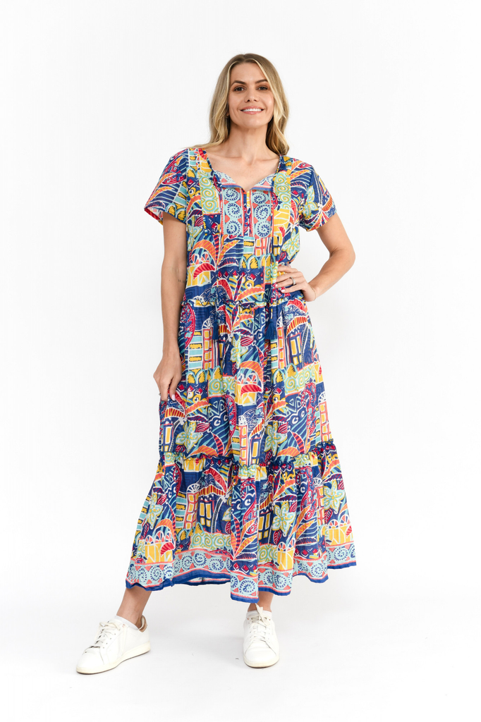 Women's Dresses | Zola V Neck Maxi Dress | ONE SUMMER