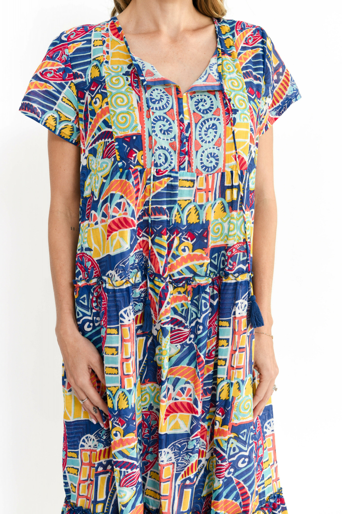 Women's Dresses | Zola V Neck Maxi Dress | ONE SUMMER