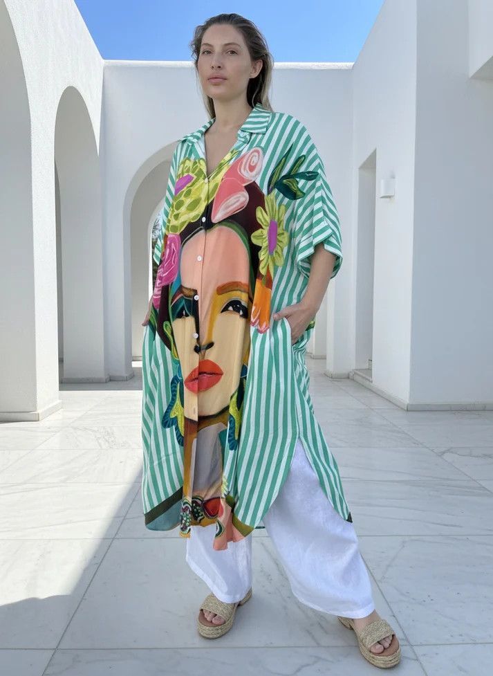 Women's Shirt Dress | KL856 Shirt Dress | KIIK LUXE