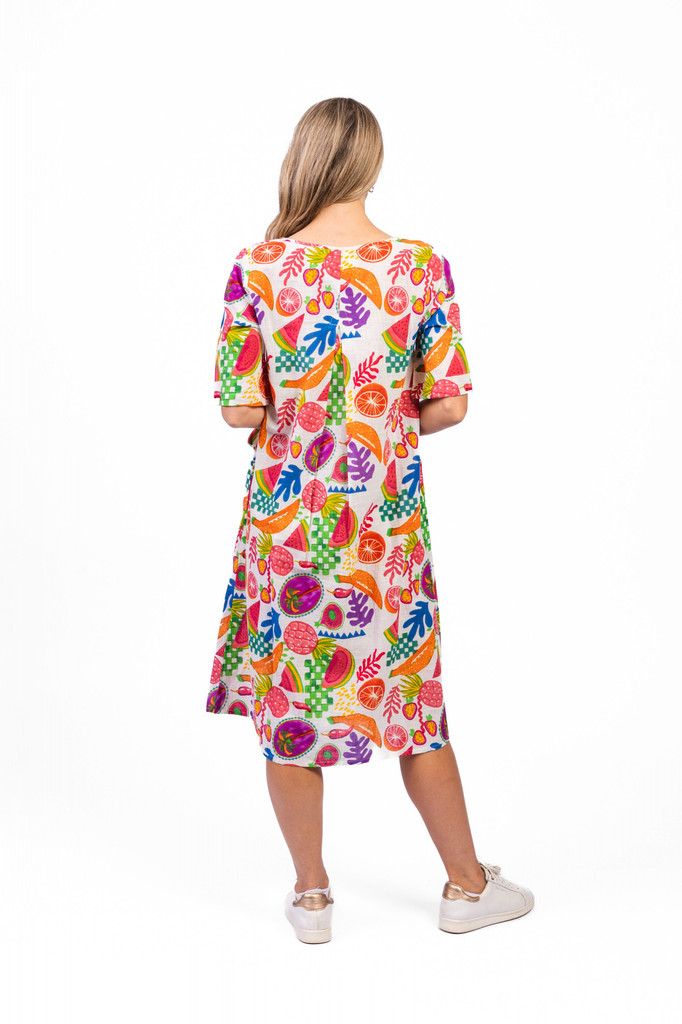 Women's Dresses | Yvonne Round Neck Dress | ONE SUMMER