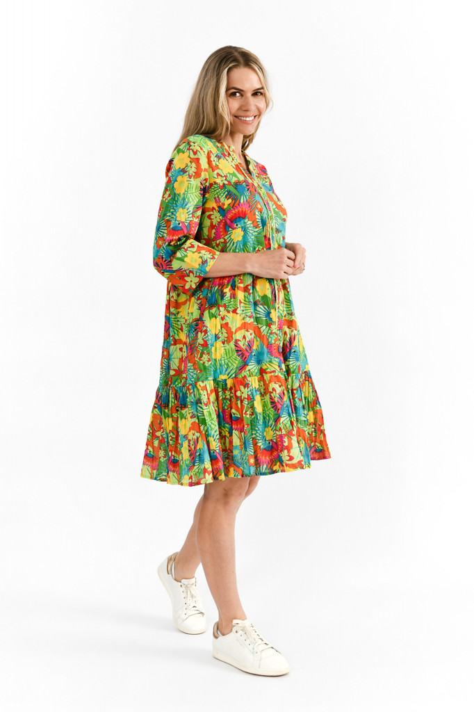 Women's Dresses | Vivian V Neck Shirt Dress | ONE SUMMER