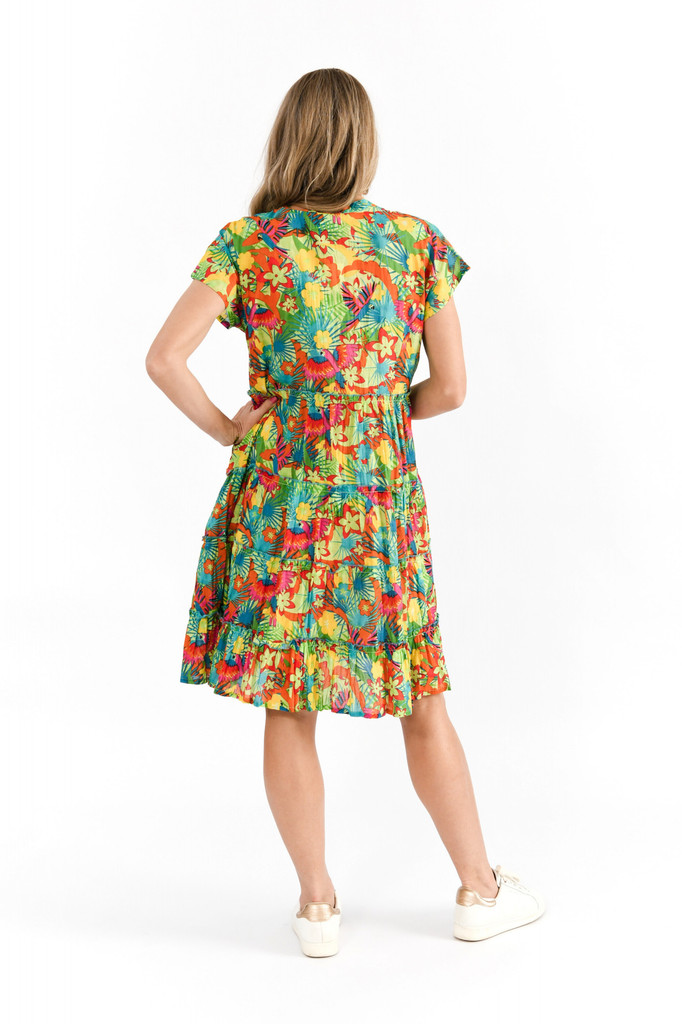 Women's Dresses | Leela V Neck Mini Dress | ONE SUMMER