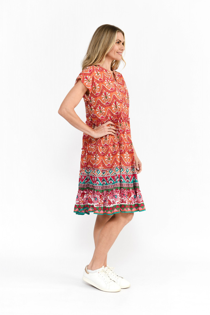 Women's Dresses | Leela V Neck Mini Dress | ONE SUMMER