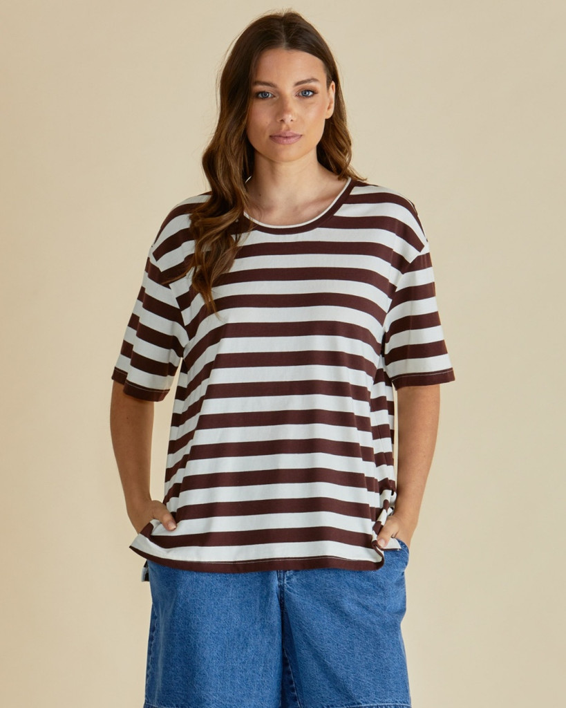 Women's Top | Relax Boxy Tee | BETTY BASICS