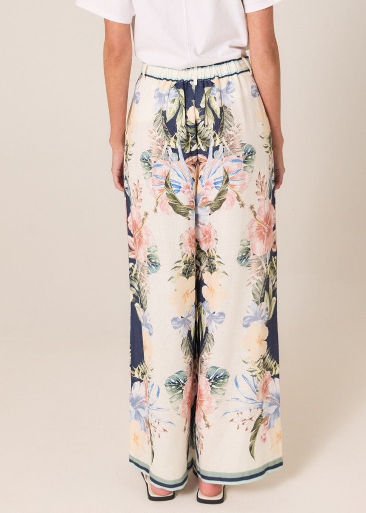 Women's Pant | Solara Placement Print Pant | FATE+BECKER