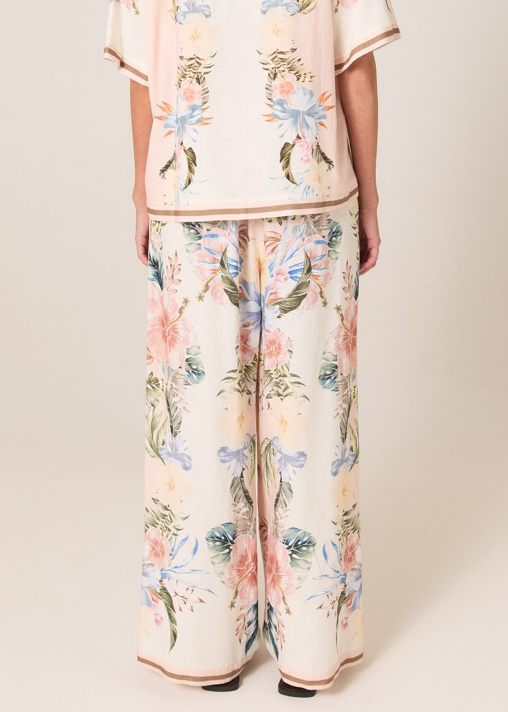 Women's Pant | Solara Placement Print Pant | FATE+BECKER