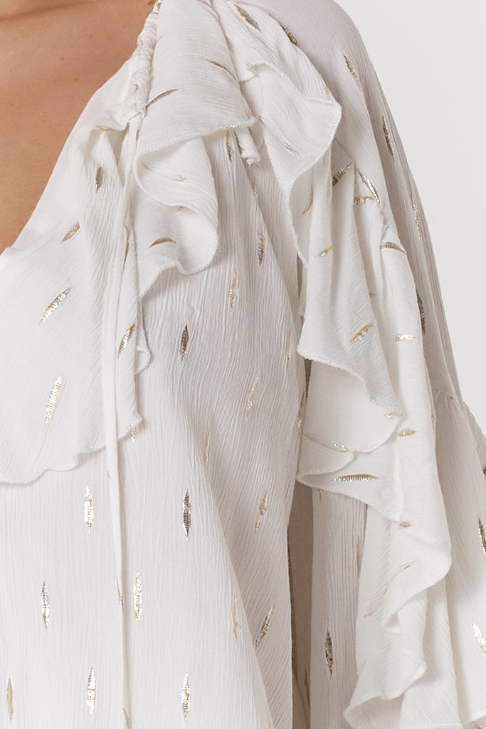 Women's Top | Delia Ruffle Top | Fate + Becker