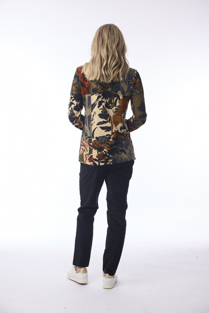 Women's Top | Dagomba Patch Top | ORIENTIQUE