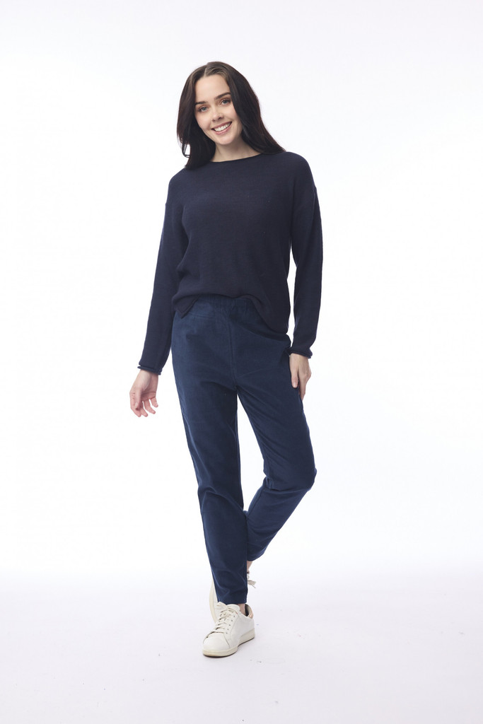 Women's Pants |  Cord Solid Jeggings | ORIENTIQUE