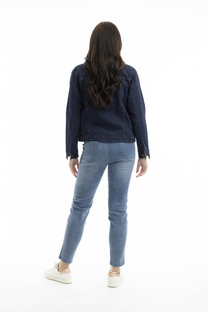 Women's Pants | Denim Pull On Jeans | ORIENTIQUE