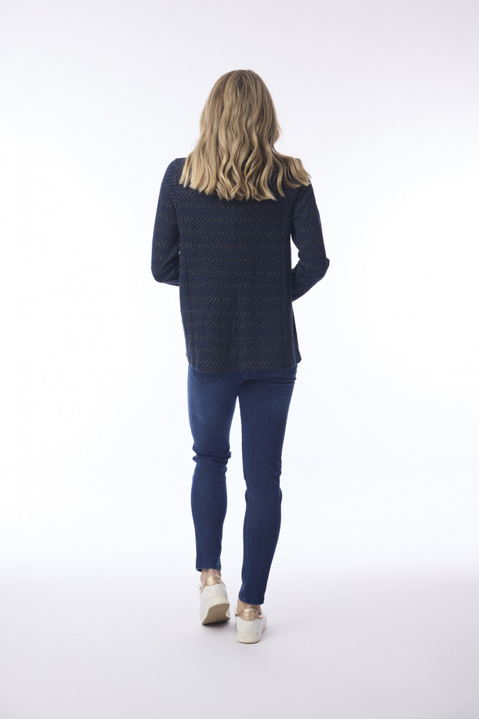Women's Top | Maluku Cowl Neck Top | ORIENTIQUE