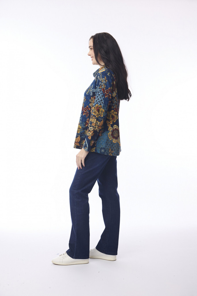 Women's Top | Maluku Cowl Neck Top | ORIENTIQUE