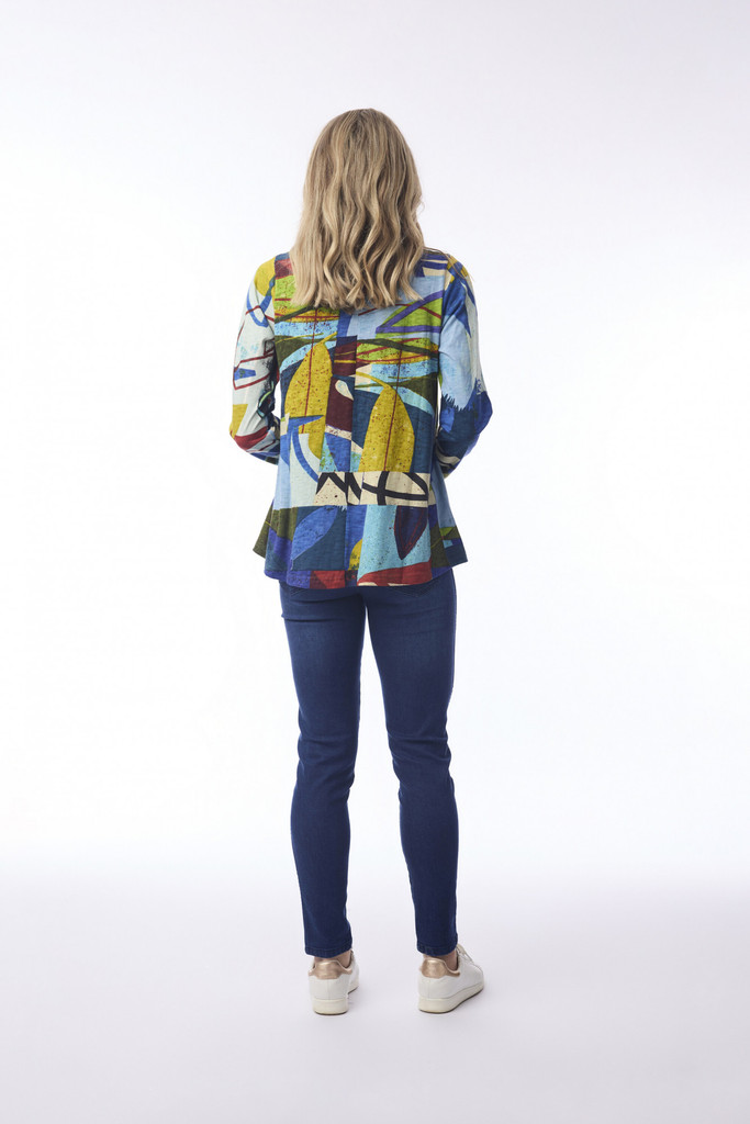 Women's Top | Contemporary Crew LS T-Shirt  | ORIENTIQUE
